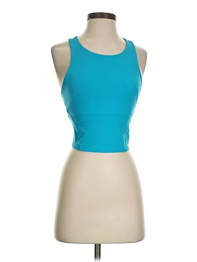 Pre-owned Lululemon Athletica Active Tank Top In Blue