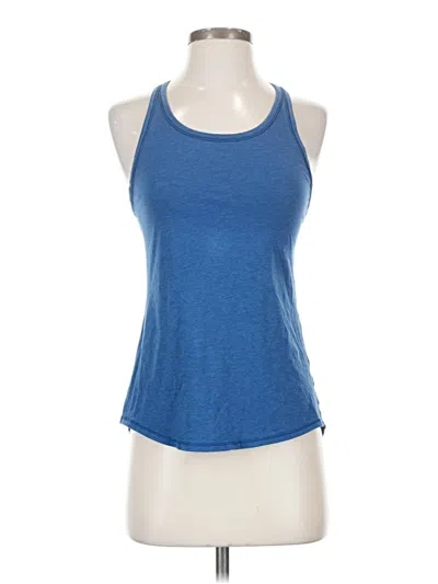 Pre-owned Lululemon Athletica Active Tank Top In Blue