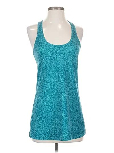 Pre-owned Lululemon Athletica Active Tank Top In Blue