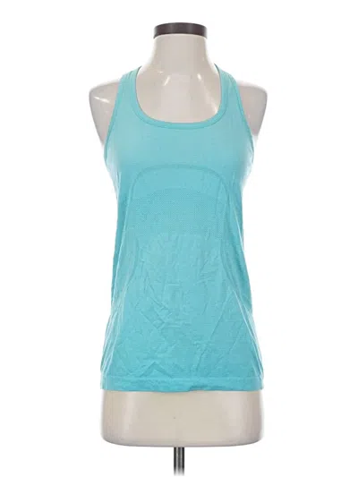 Pre-owned Lululemon Athletica Active Tank Top In Blue