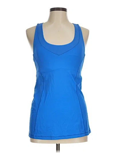 Pre-owned Lululemon Athletica Active Tank Top In Blue