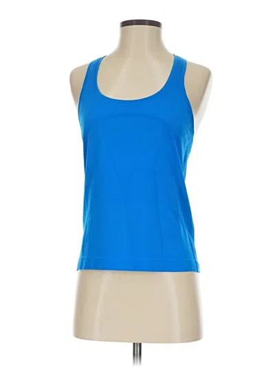 Pre-owned Lululemon Athletica Active Tank Top In Blue