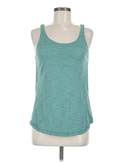 Pre-owned Lululemon Athletica Active Tank Top In Blue