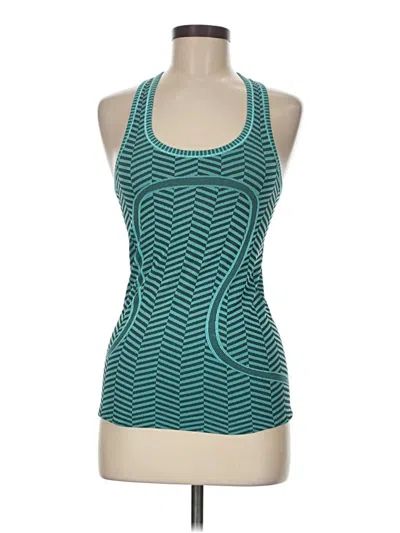 Pre-owned Lululemon Athletica Active Tank Top In Blue