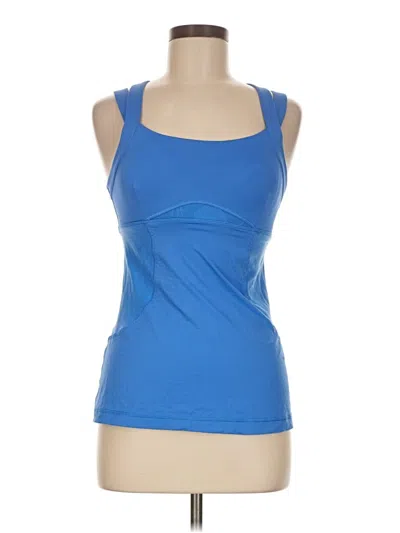 Pre-owned Lululemon Athletica Active Tank Top In Blue