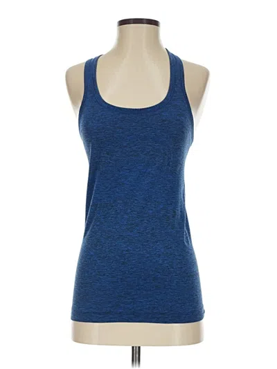 Pre-owned Lululemon Athletica Active Tank Top In Blue