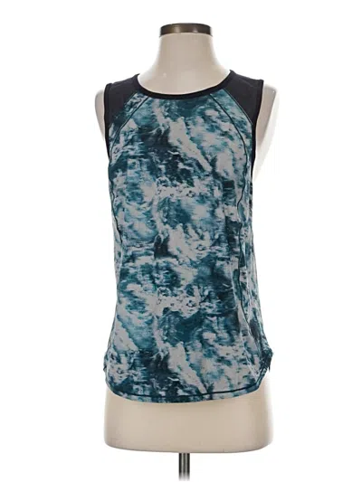 Pre-owned Lululemon Athletica Active Tank Top In Blue