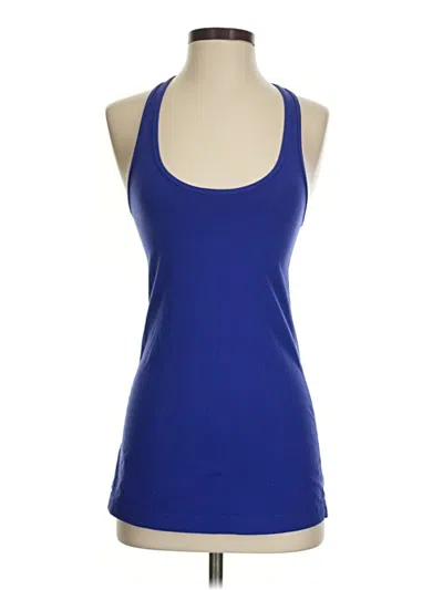 Pre-owned Lululemon Athletica Active Tank Top In Blue