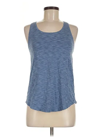 Pre-owned Lululemon Athletica Active Tank Top In Blue