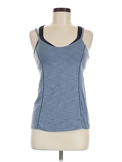 Pre-owned Lululemon Athletica Active Tank Top In Blue