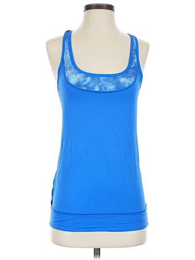 Pre-owned Lululemon Athletica Active Tank Top In Blue