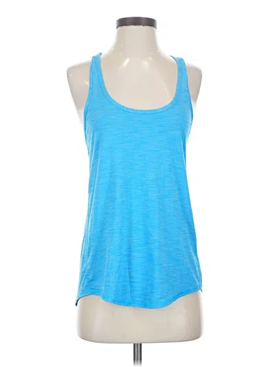 Pre-owned Lululemon Athletica Active Tank Top In Blue