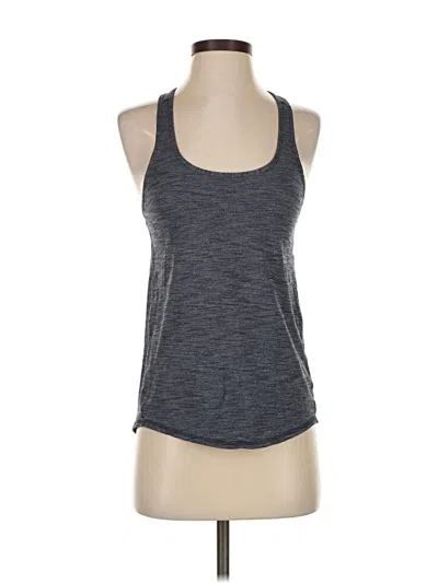 Pre-owned Lululemon Athletica Active Tank Top In Blue
