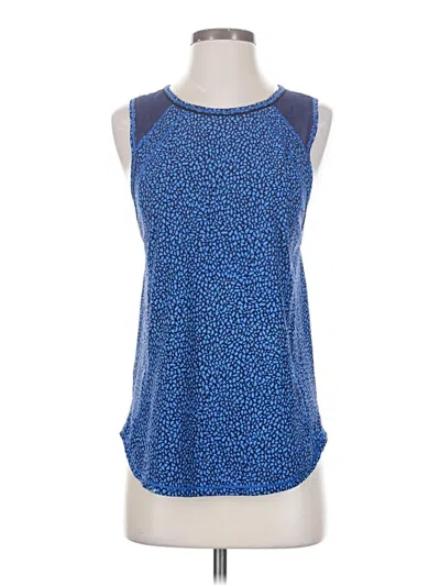 Pre-owned Lululemon Athletica Active Tank Top In Blue