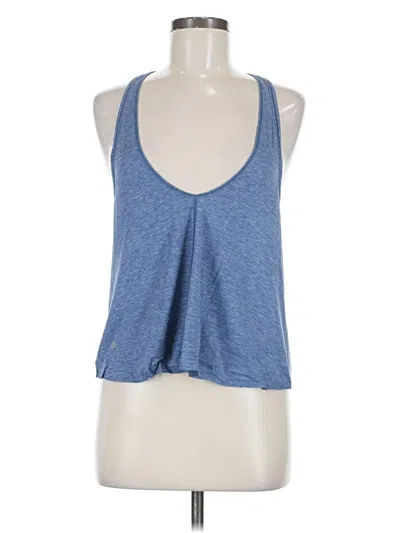 Pre-owned Lululemon Athletica Active Tank Top In Blue