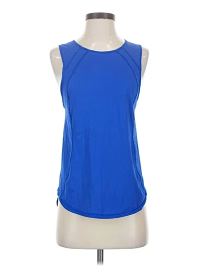 Pre-owned Lululemon Athletica Active Tank Top In Blue