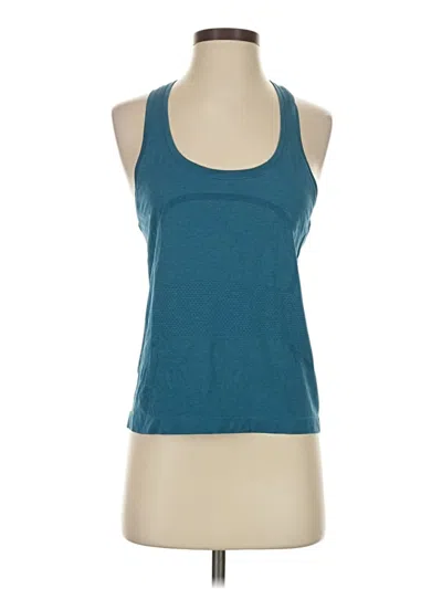 Pre-owned Lululemon Athletica Active Tank Top In Blue
