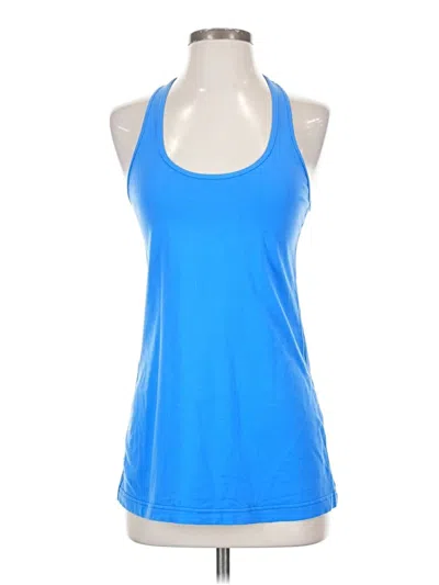 Pre-owned Lululemon Athletica Active Tank Top In Blue
