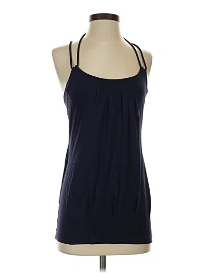 Pre-owned Lululemon Athletica Active Tank Top In Blue