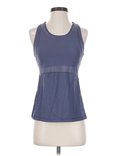 Pre-owned Lululemon Athletica Active Tank Top In Blue