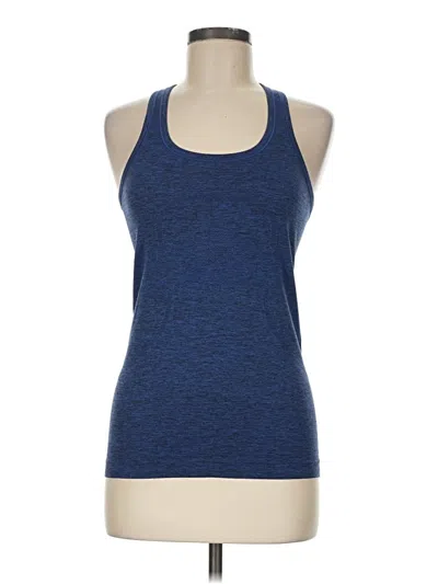 Pre-owned Lululemon Athletica Active Tank Top In Blue