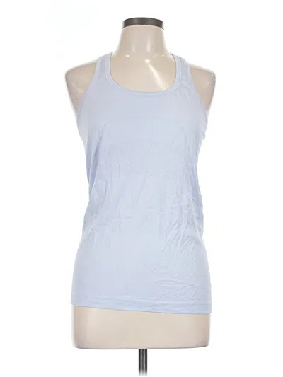 Pre-owned Lululemon Athletica Active Tank Top In Blue