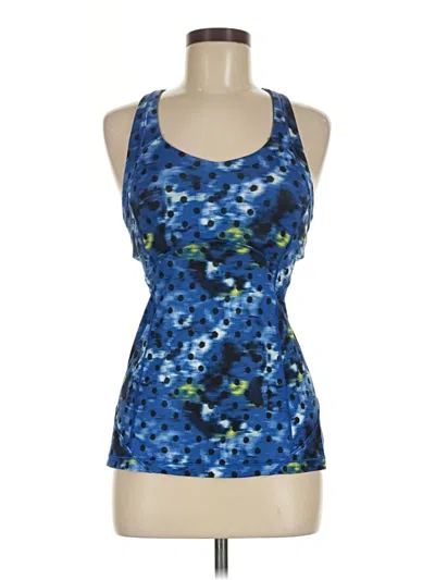Pre-owned Lululemon Athletica Active Tank Top In Blue