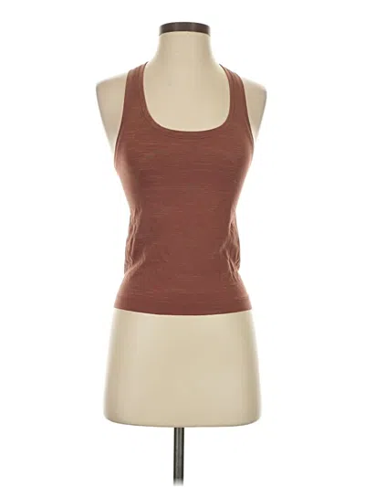 Pre-owned Lululemon Athletica Active Tank Top In Brown