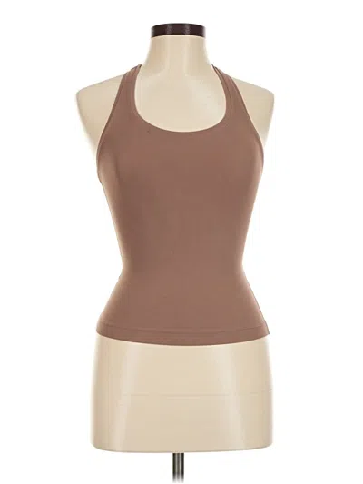 Pre-owned Lululemon Athletica Active Tank Top In Brown