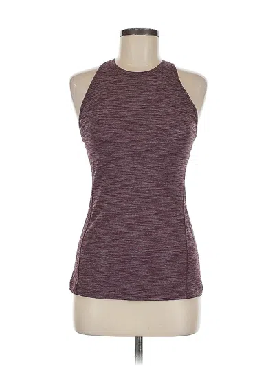 Pre-owned Lululemon Athletica Active Tank Top In Burgundy