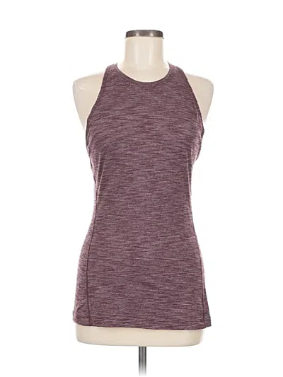 Pre-owned Lululemon Athletica Active Tank Top In Burgundy