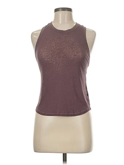 Pre-owned Lululemon Athletica Active Tank Top In Burgundy