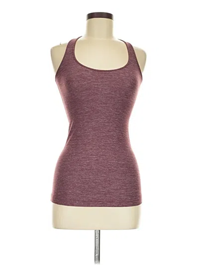 Pre-owned Lululemon Athletica Active Tank Top In Burgundy