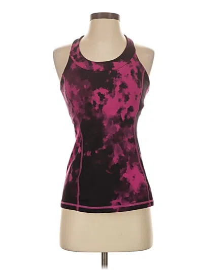 Pre-owned Lululemon Athletica Active Tank Top In Burgundy