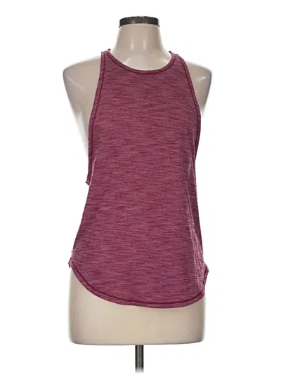 Pre-owned Lululemon Athletica Active Tank Top In Burgundy