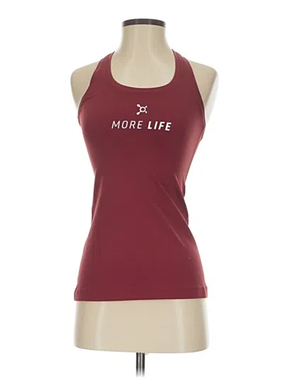 Pre-owned Lululemon Athletica Active Tank Top In Burgundy