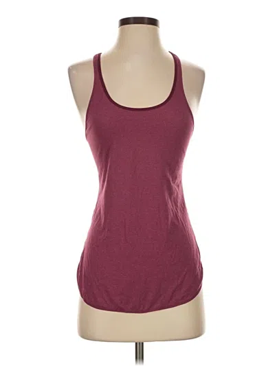 Pre-owned Lululemon Athletica Active Tank Top In Burgundy