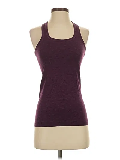 Pre-owned Lululemon Athletica Active Tank Top In Burgundy