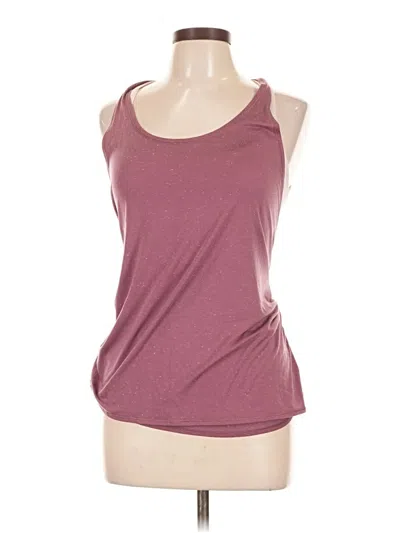 Pre-owned Lululemon Athletica Active Tank Top In Burgundy