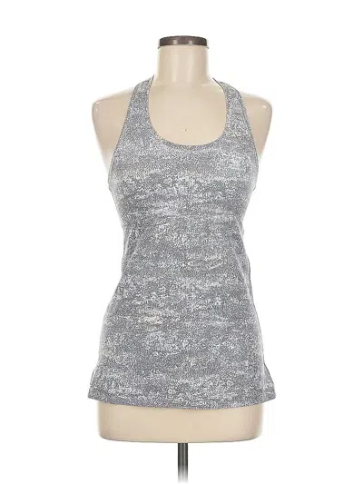 Pre-owned Lululemon Athletica Active Tank Top In Gray