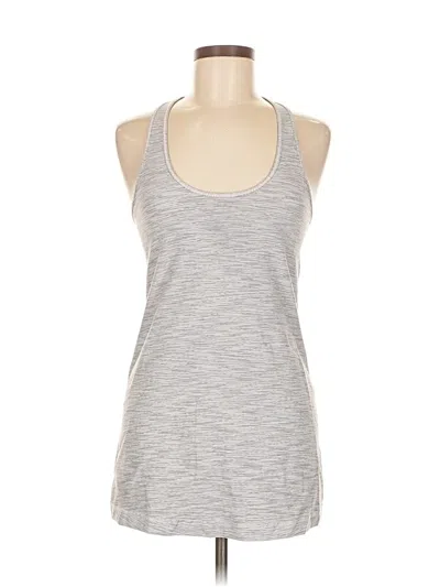 Pre-owned Lululemon Athletica Active Tank Top In Gray