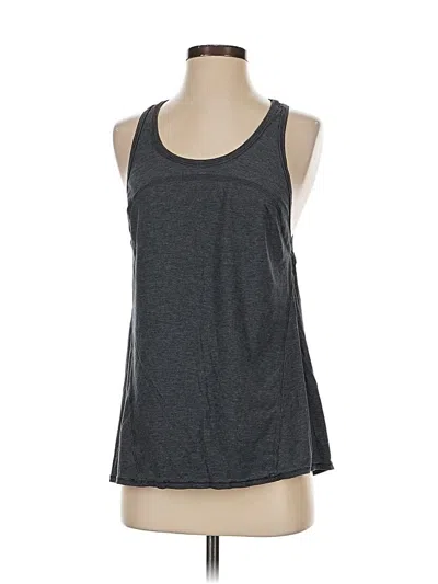 Pre-owned Lululemon Athletica Active Tank Top In Gray