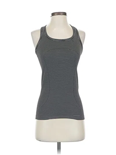 Pre-owned Lululemon Athletica Active Tank Top In Gray
