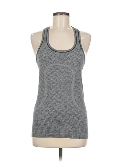 Pre-owned Lululemon Athletica Active Tank Top In Gray