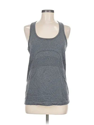Pre-owned Lululemon Athletica Active Tank Top In Gray