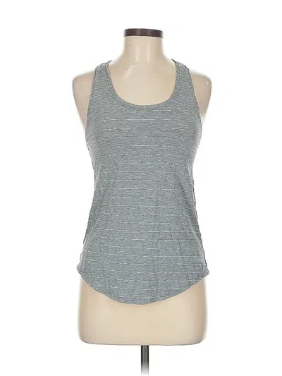 Pre-owned Lululemon Athletica Active Tank Top In Gray