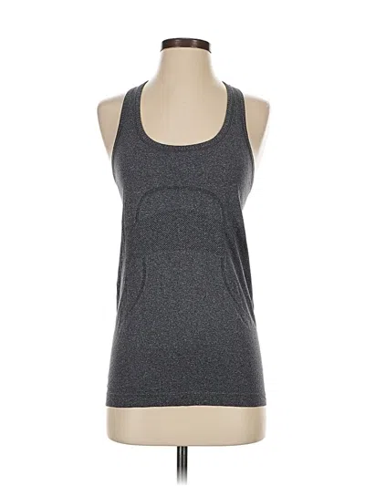 Pre-owned Lululemon Athletica Active Tank Top In Gray