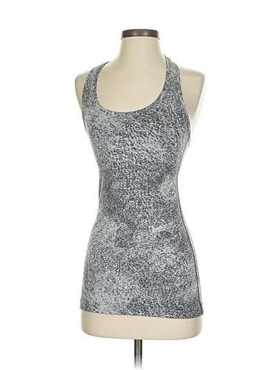 Pre-owned Lululemon Athletica Active Tank Top In Gray