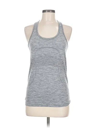 Pre-owned Lululemon Athletica Active Tank Top In Gray