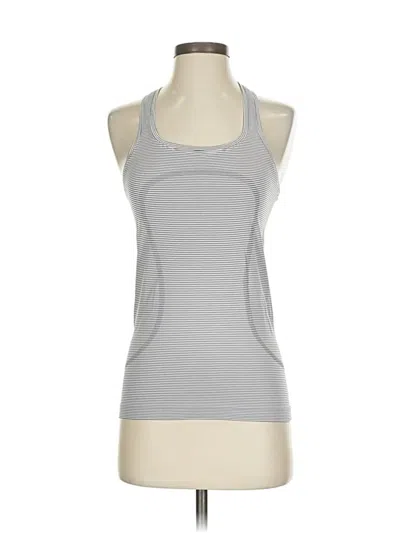 Pre-owned Lululemon Athletica Active Tank Top In Gray
